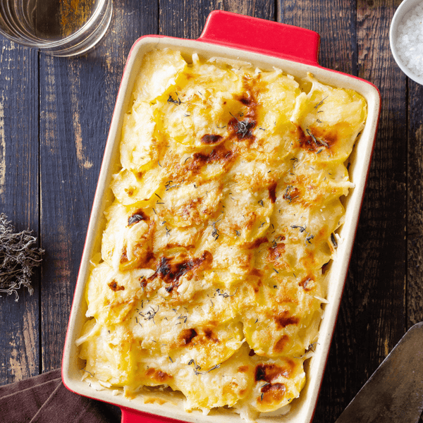 Cremiges Kartoffelgratin mit Käsekruste