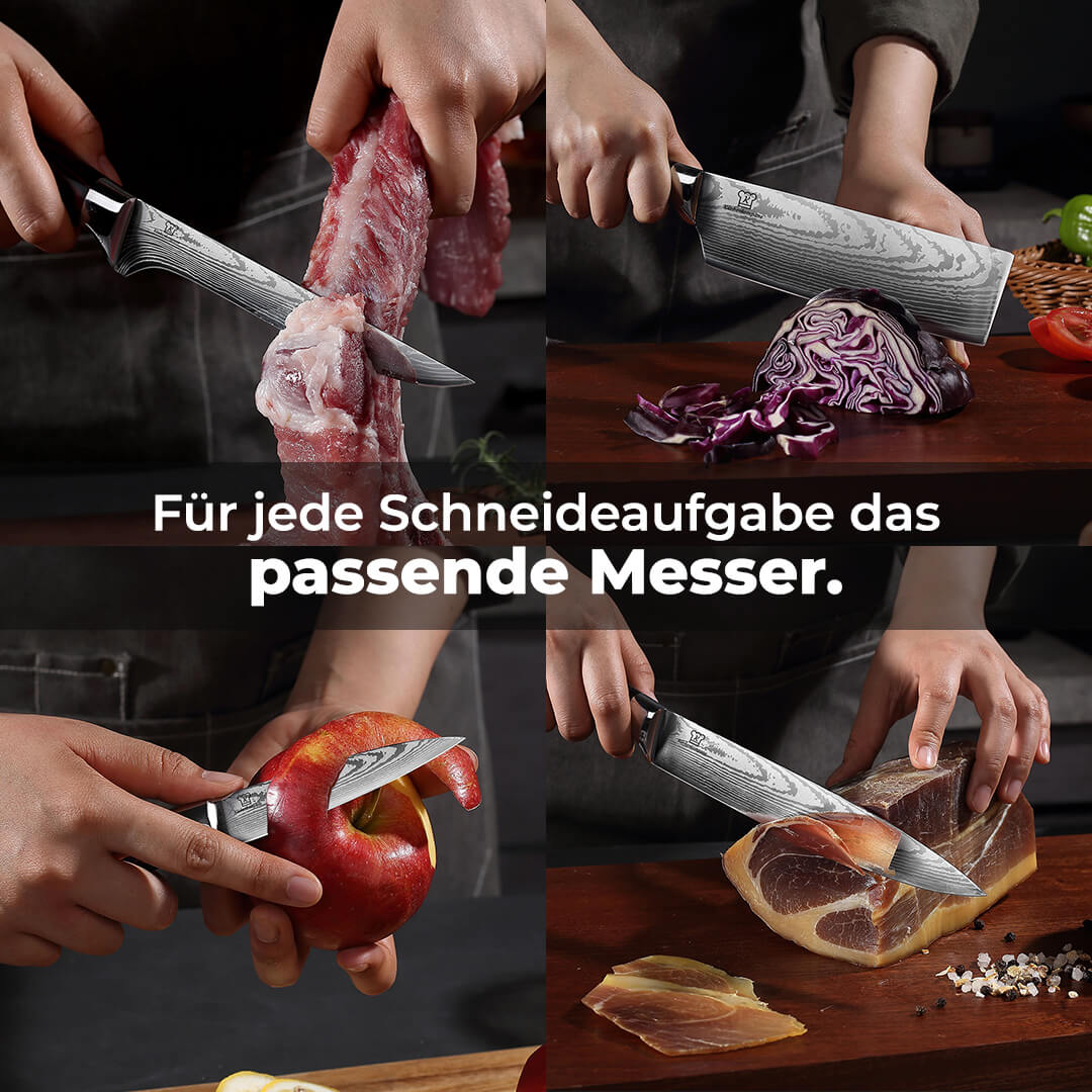 Asiatisches Messerset Premium 8-teilig
