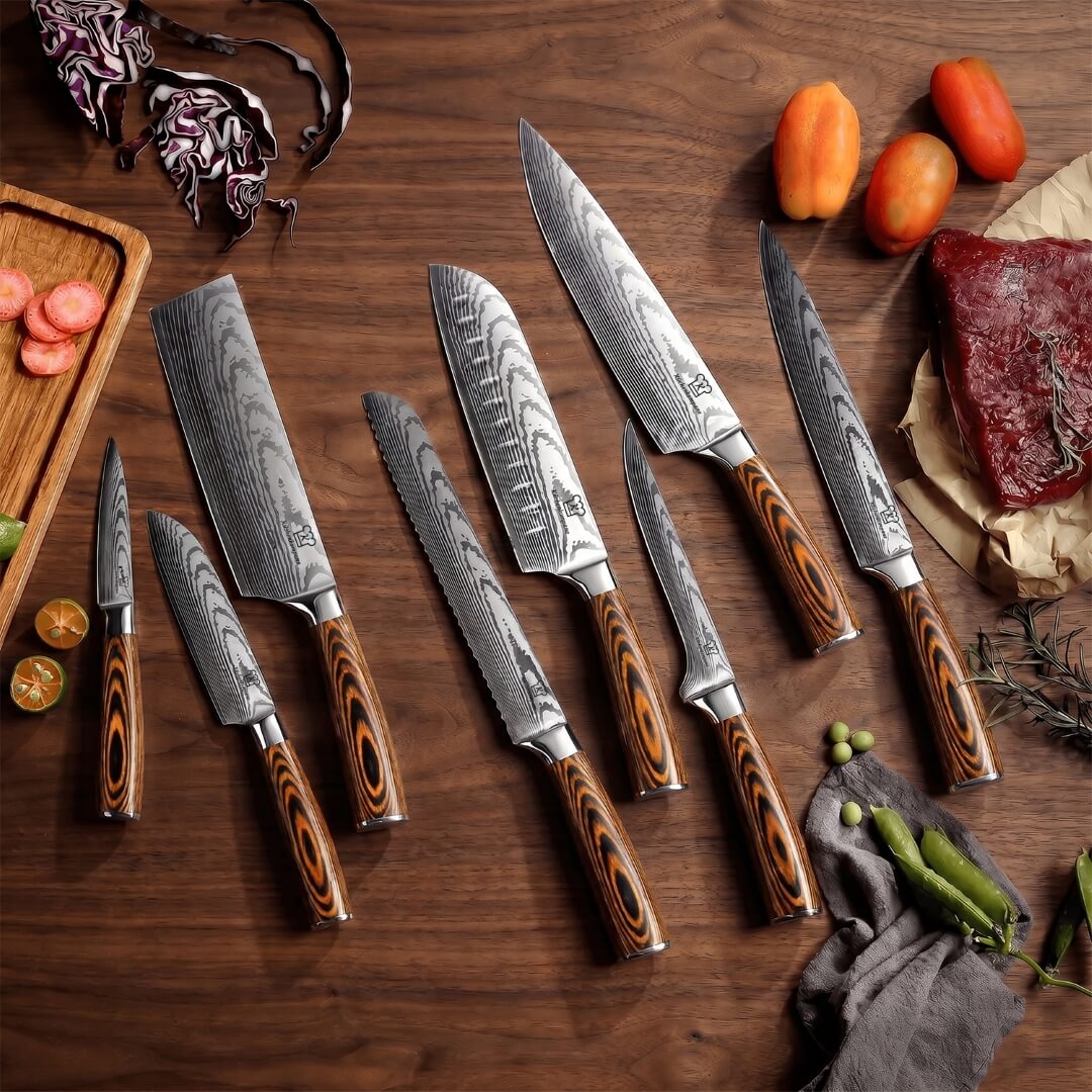 Akarui Messerset Premium 8-teilig