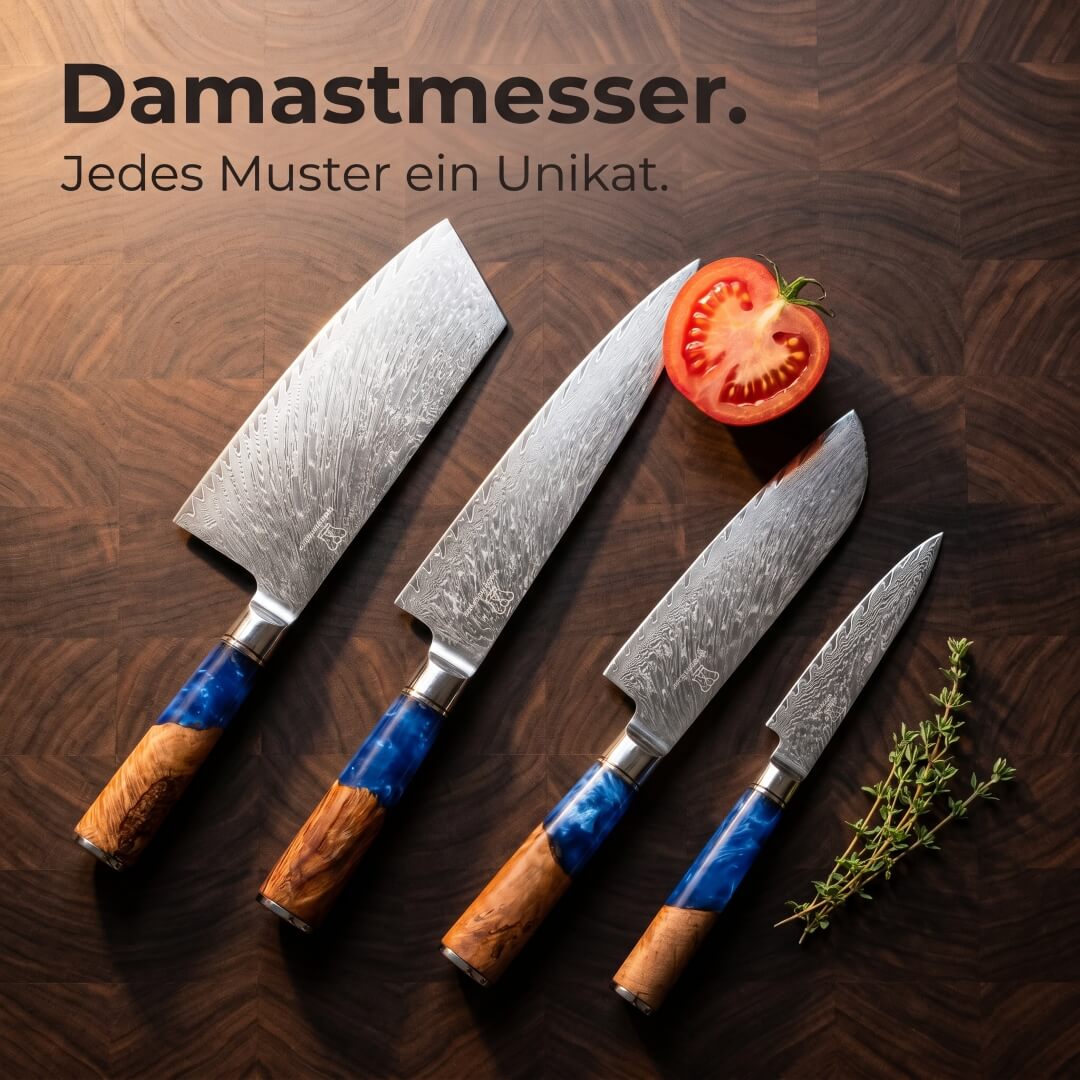 Aoki Damastmesser Set