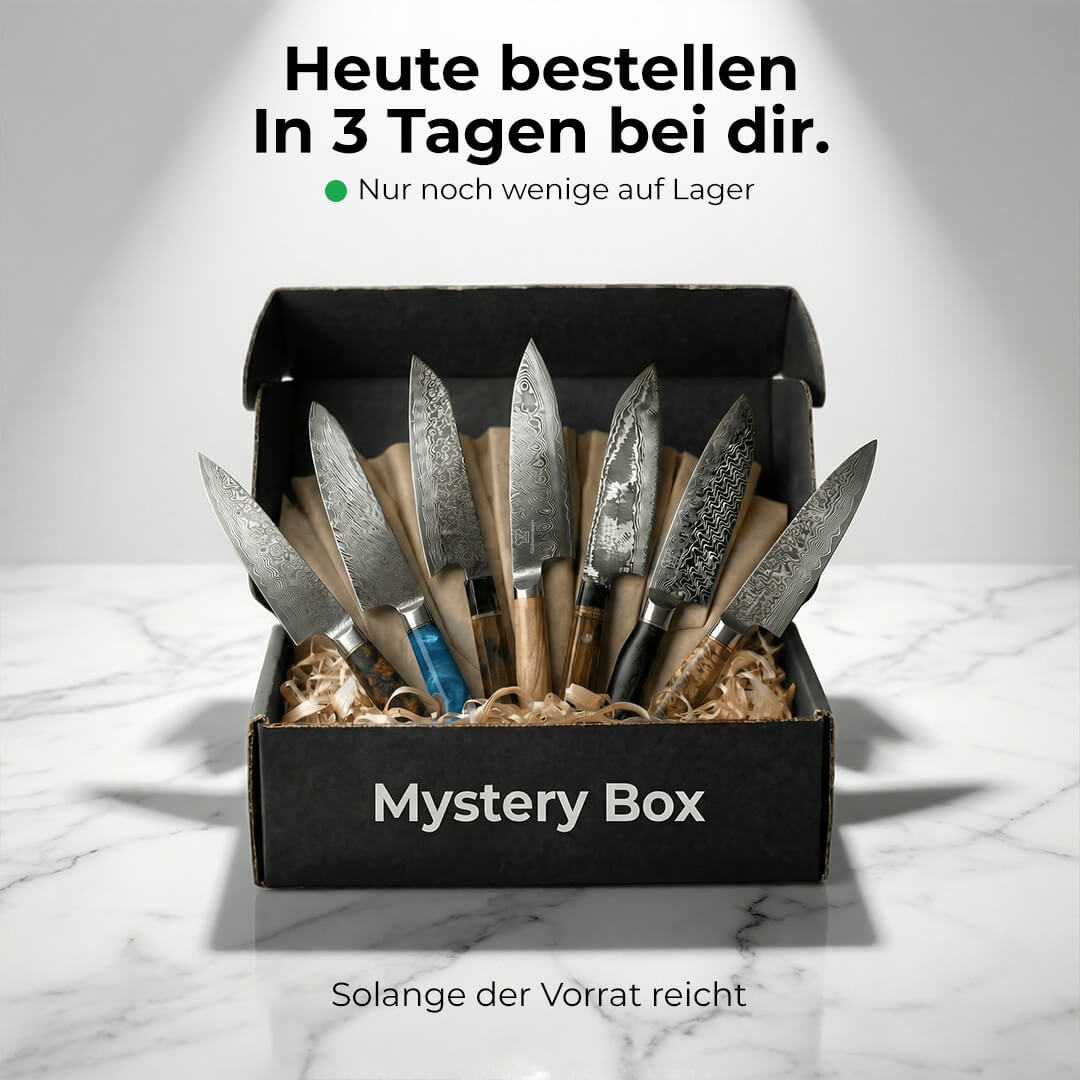 Neu-Premium Mystery Box schwarz | 7 Messer (Kopie)