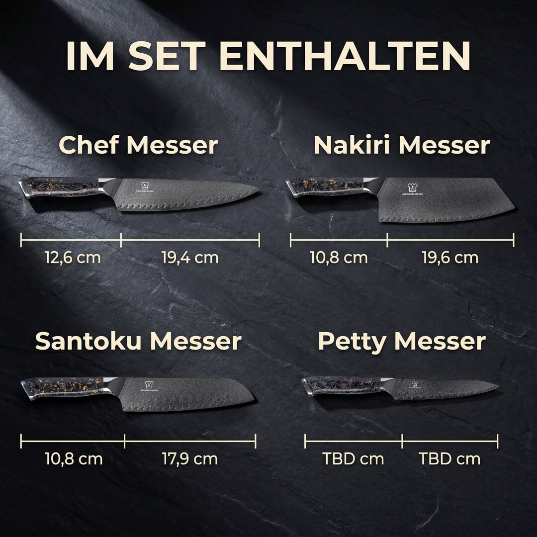 Kiiro Office Damastmesser