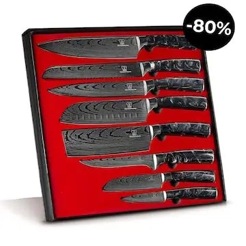 Kuro Messerset Premium 8-teilig