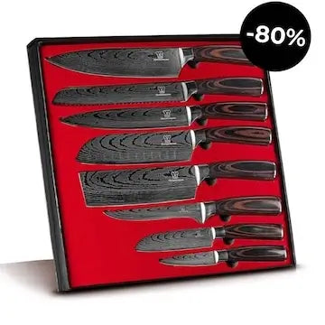 Asiatisches Messerset Premium 8-teilig