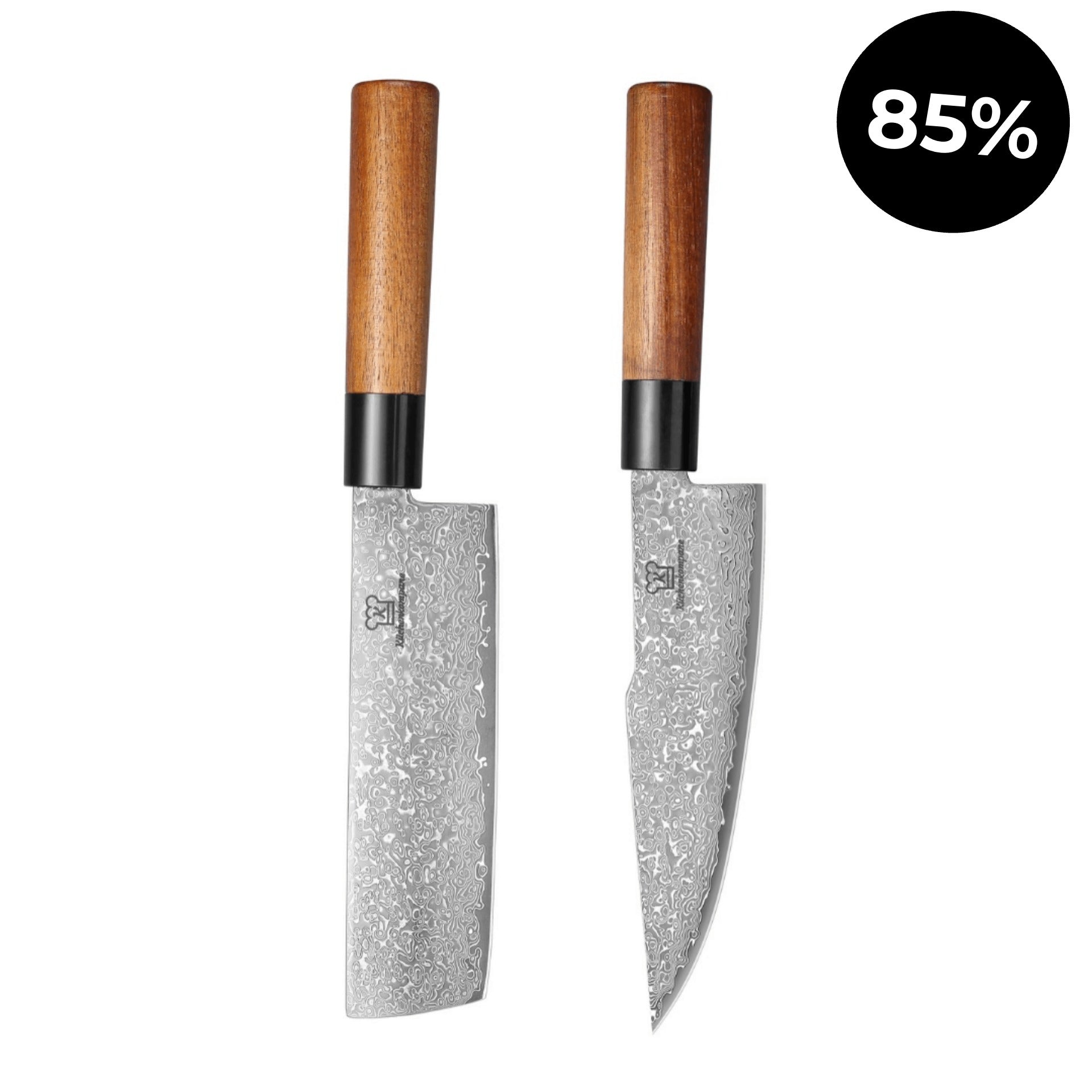 2er Set Hikari Damastmesser